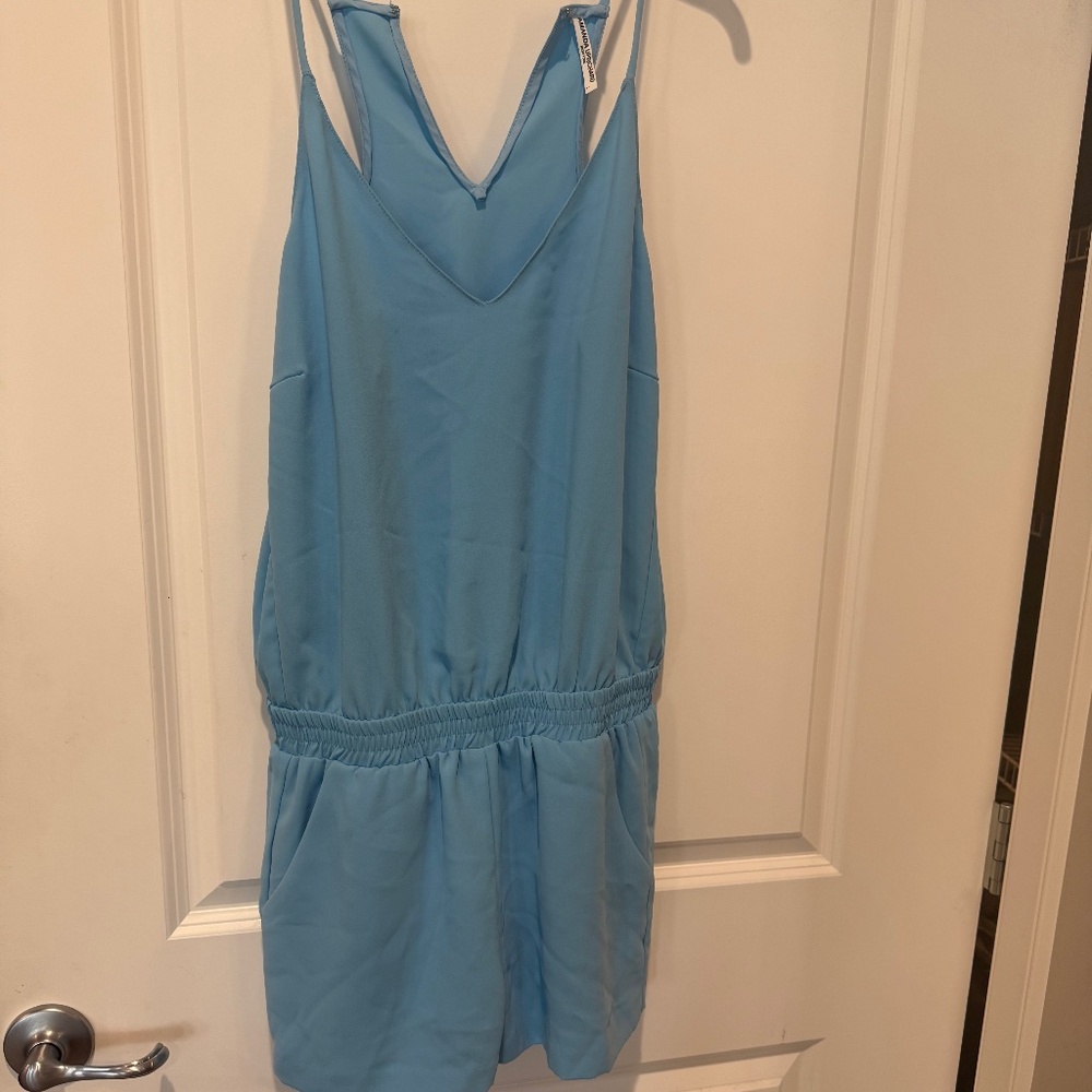 Sky blue Amanda Uprichard romper